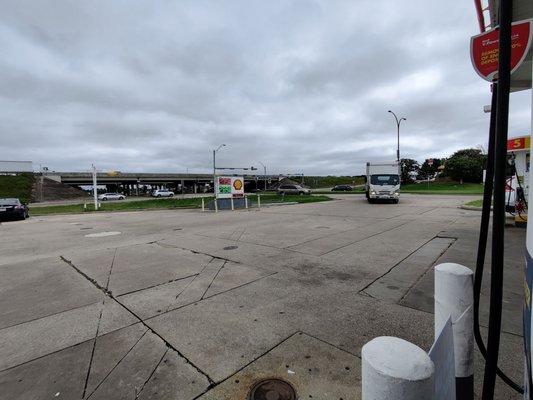 Entrance on the southwest corner of Bowen and I-20