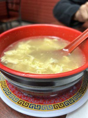Egg drop soup. Delicious!