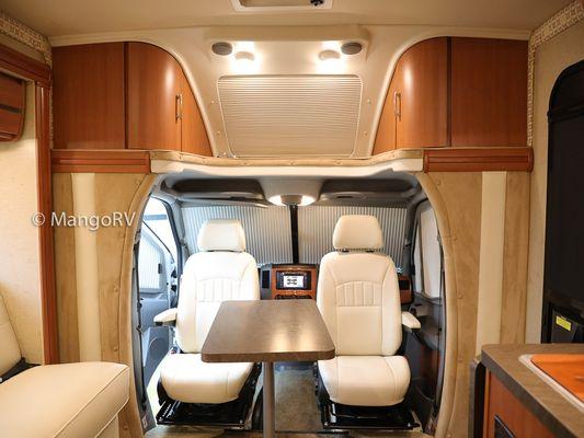 Experience the opulence in luxury RV living that MangoRV offers. Leather seats, reversible front seats. The "View" 2014 Mercedes Benz Sprint