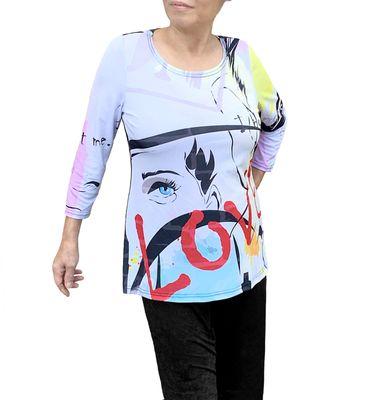 Casual elegant comfortable print Top