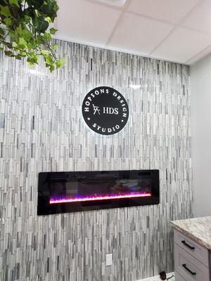 Relax in our reception area in front of the fireplace. This is only the beginning.