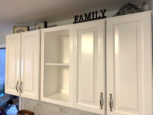 Cabinet build and installation.