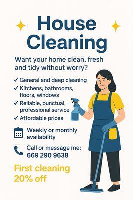Angel’s cleaning services