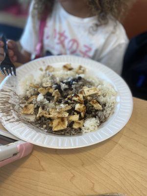 Rice and Beans with chicken