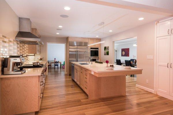 Intergenerational Home Piedmont, California
Visual connections to the other parts of the house allows everybody to participate.