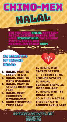 Halal meat is good for the body