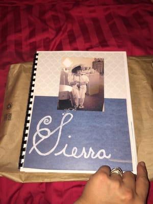 My book printed by Bennett Solutions