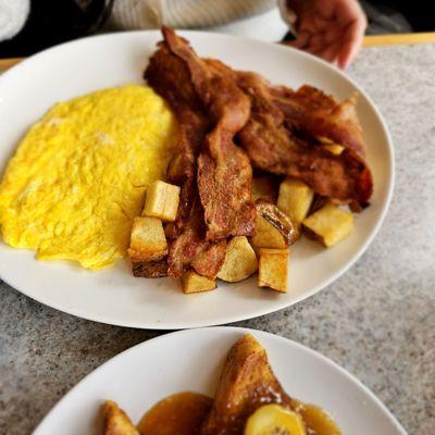 Eggs and bacon