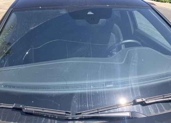 Need a replacement windshield for crazy big crack