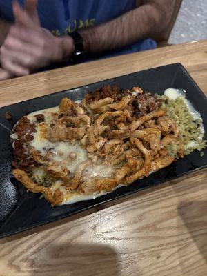 Chorichicken (came with flour or corn tortillas)