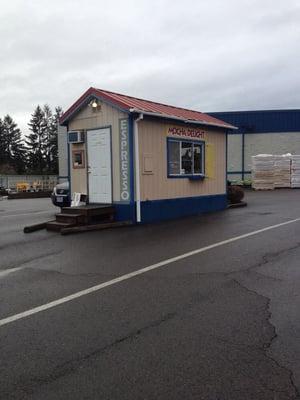 In Wilco parking lot...