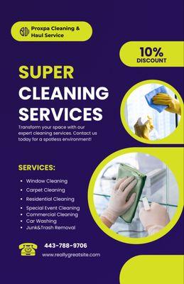 Proxpa Cleaning & Haul service