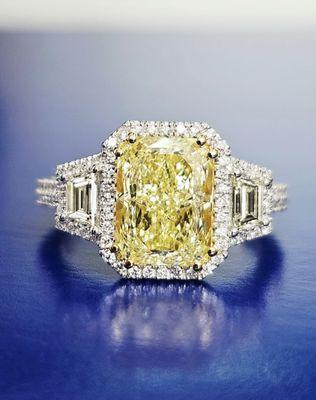 Beautiful custom engagement ring