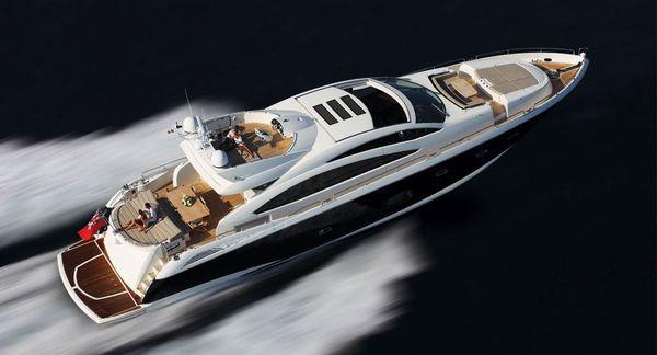 Performance and arresting beauty place this brand new 82′ Predator in a class of her own with luxury and sophistication on a ...