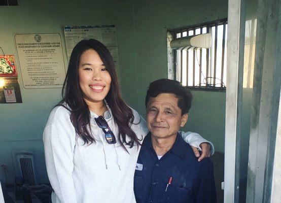 me & uncle an. when my dad used to own this place before he died, they worked together. so happy to see this in good hands w/ uncle an now.