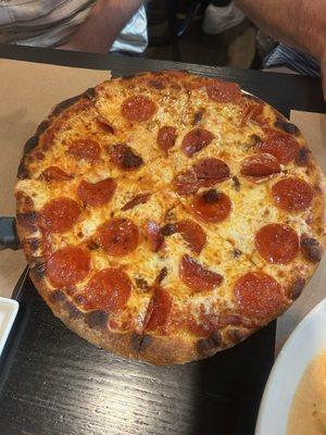 Pepperoni pizza