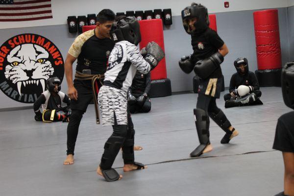 Empower your child with confidence and character through Tiger Schulmann's Martial Arts Yonkers Kickboxing for kids!