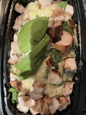 OG The O.G. - choice of grilled chicken, steak or vegetarian (v) Better than chipotle in price, quality and quantity