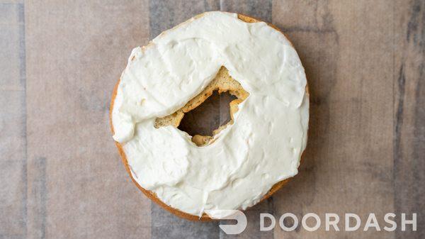 Toasted Bagel with Cream Cheese