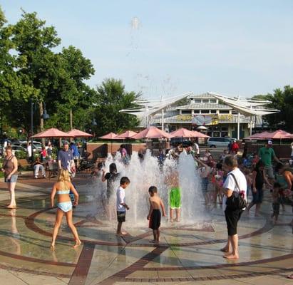 Fairfax Corner Interactive Water Fountain