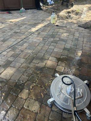 Paver cleaning and seal