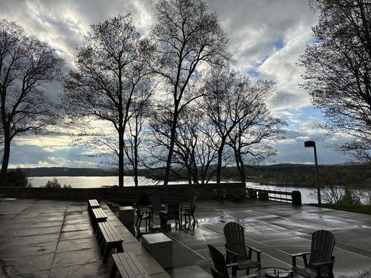 View from the lounge