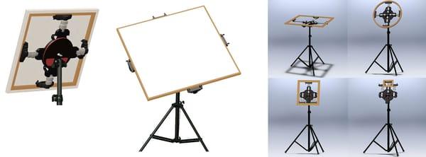 The ARTristic Easel And Mahl Stick