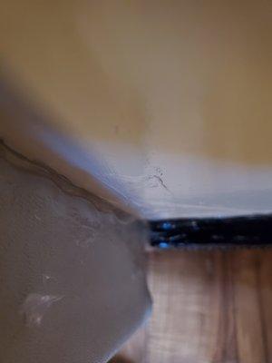 2021 vintage cruiser water leaks around slide and faucets. The repairs made by country roads are hideous. This was a new trailer!