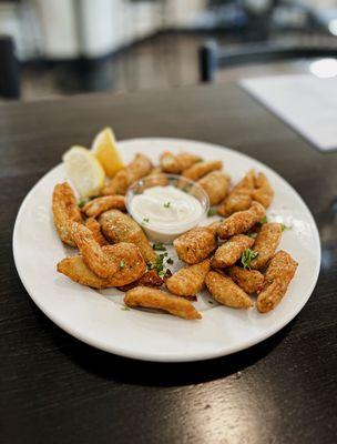 Fried artichoke hearts