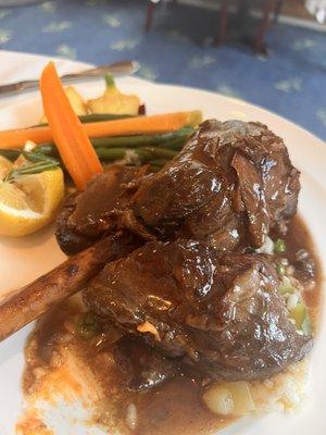 Lamb Osso Buco D'Agnelo con Risotto alle Verdure