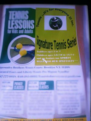 Mignon Nyanffor Signature Tennis instructions advertisement