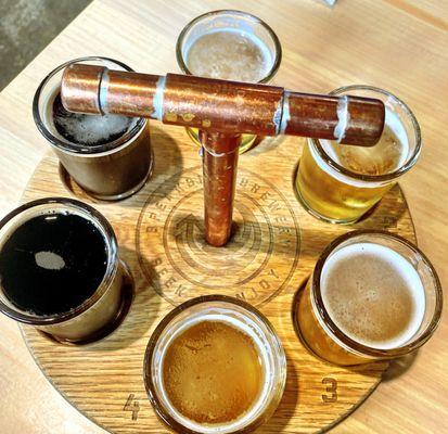 Flight of all their beers that aren't IPAs.