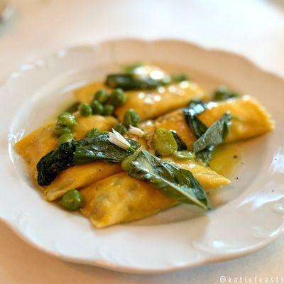 Peekytoe crab agnolotti