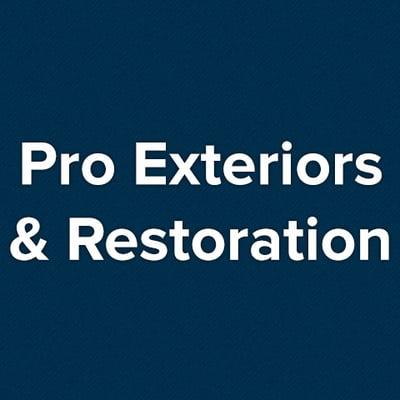 Pro Exteriors and Restoration