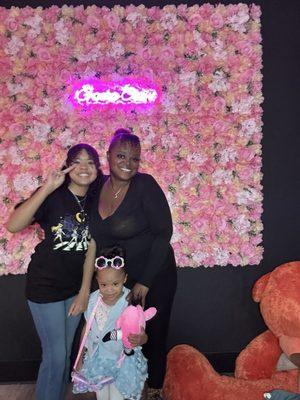 Me and my mom and my little sister