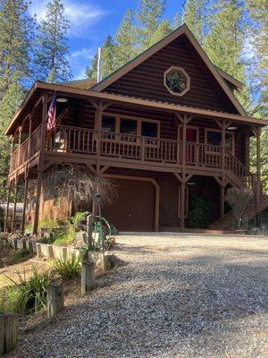 Fresh exterior paint