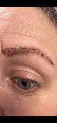 Gee, my permanent eyeliner looks great, right? Wtf.