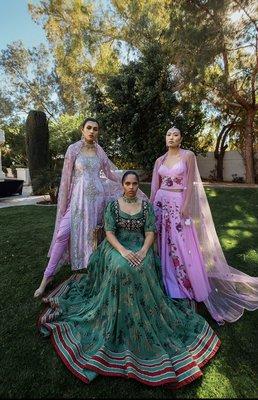 Special occasion collection of dresses and separates.