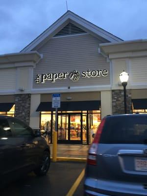 Mansfield Paper Store -- Mansfield Crossing : 280 School Street, Mansfield      Storefront