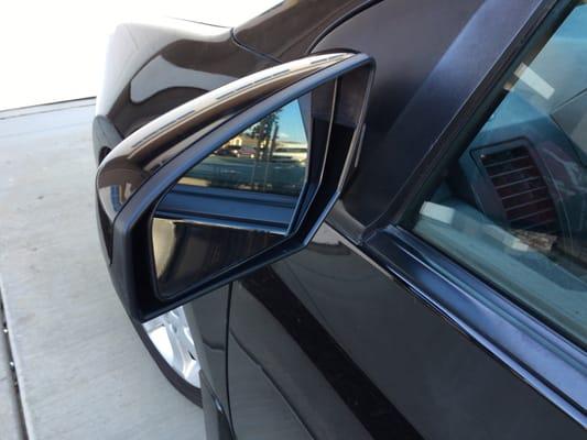 Here is the driver side mirror they ordered and installed for me. Looks great, good as new!