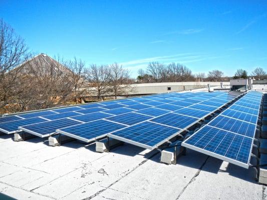John Knox Village in Lee's Summit, Missouri leases several 25 kilowatt solar energy systems from Brightergy.