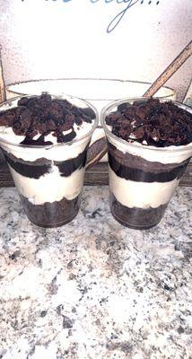 Brownie Cheesecake Cups