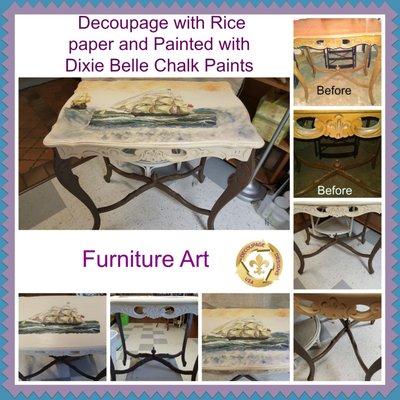 Good morning everyone! Hope you had a great weekend! So I finally finished my console table and I'm really happy with it...