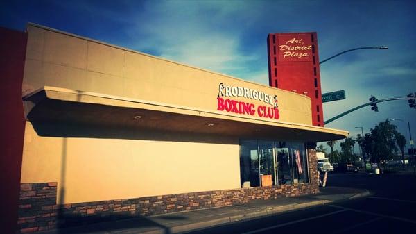 Store front on Grand Ave and Roosevelt St. Have been an institution for 30 years on this corner