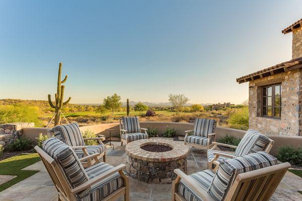 Winegard Residence: Custom Silverleaf Home Build Outdoor Patio