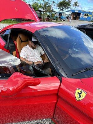 Ferrari CA team work