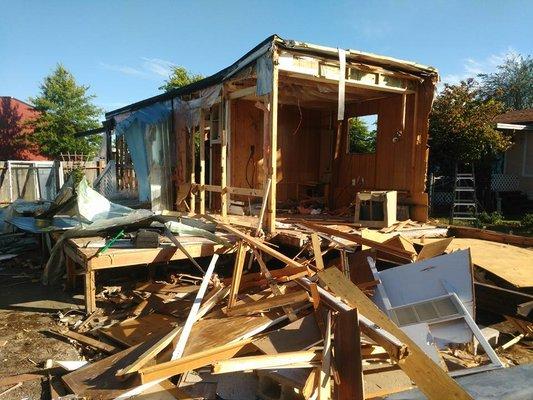 Mobile Home Demolition