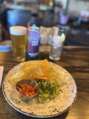 Chips and guacamole