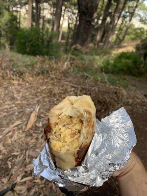 The Porky Breakfast Burrito