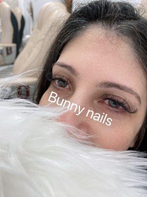eye lash extensions by bunny nails and spa